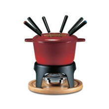 Weihnachten Cast Iron Fondue Set Käse Schokoladenfondue